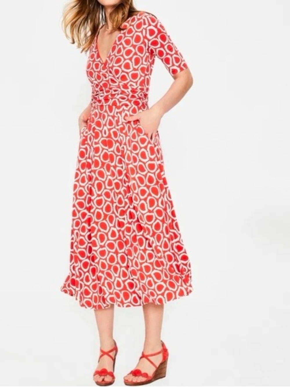 Boden Kassidy Jersey Midi Dress- 8